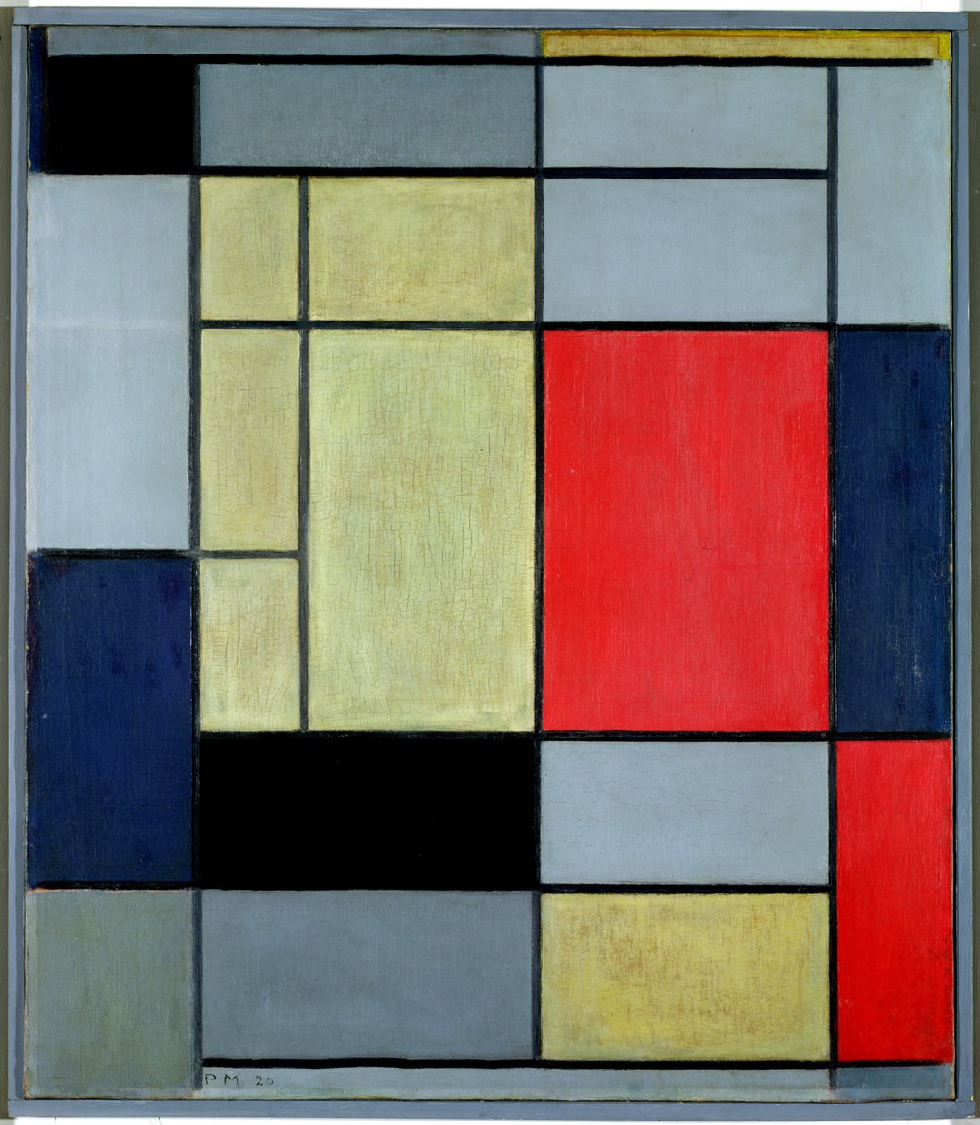 Composição I, 1920 de Piet Mondrian