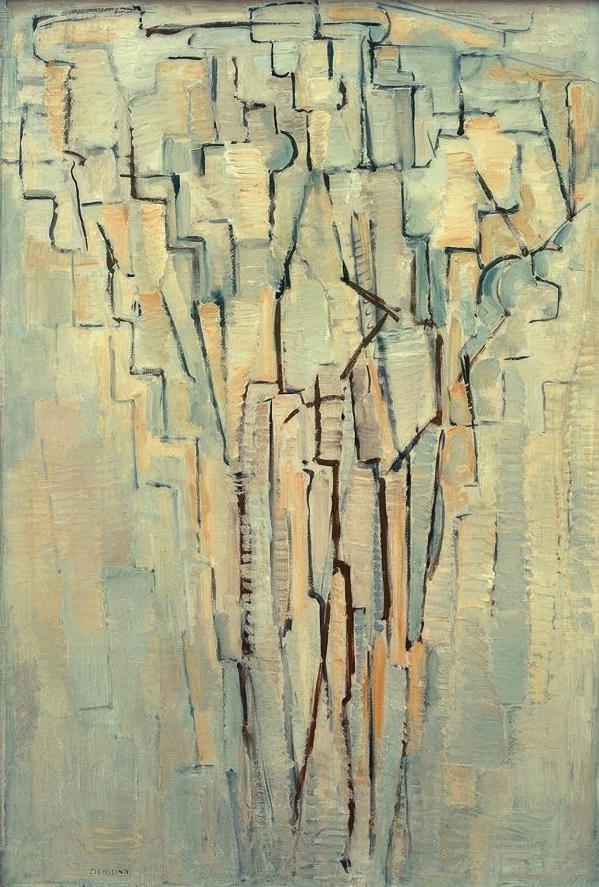 A árvore A de Piet Mondrian