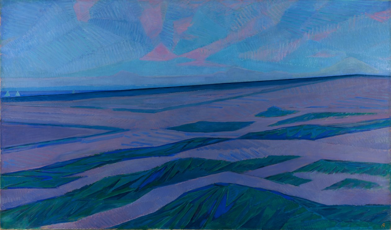 Paisagem de dunas, 1911 de Piet Mondrian