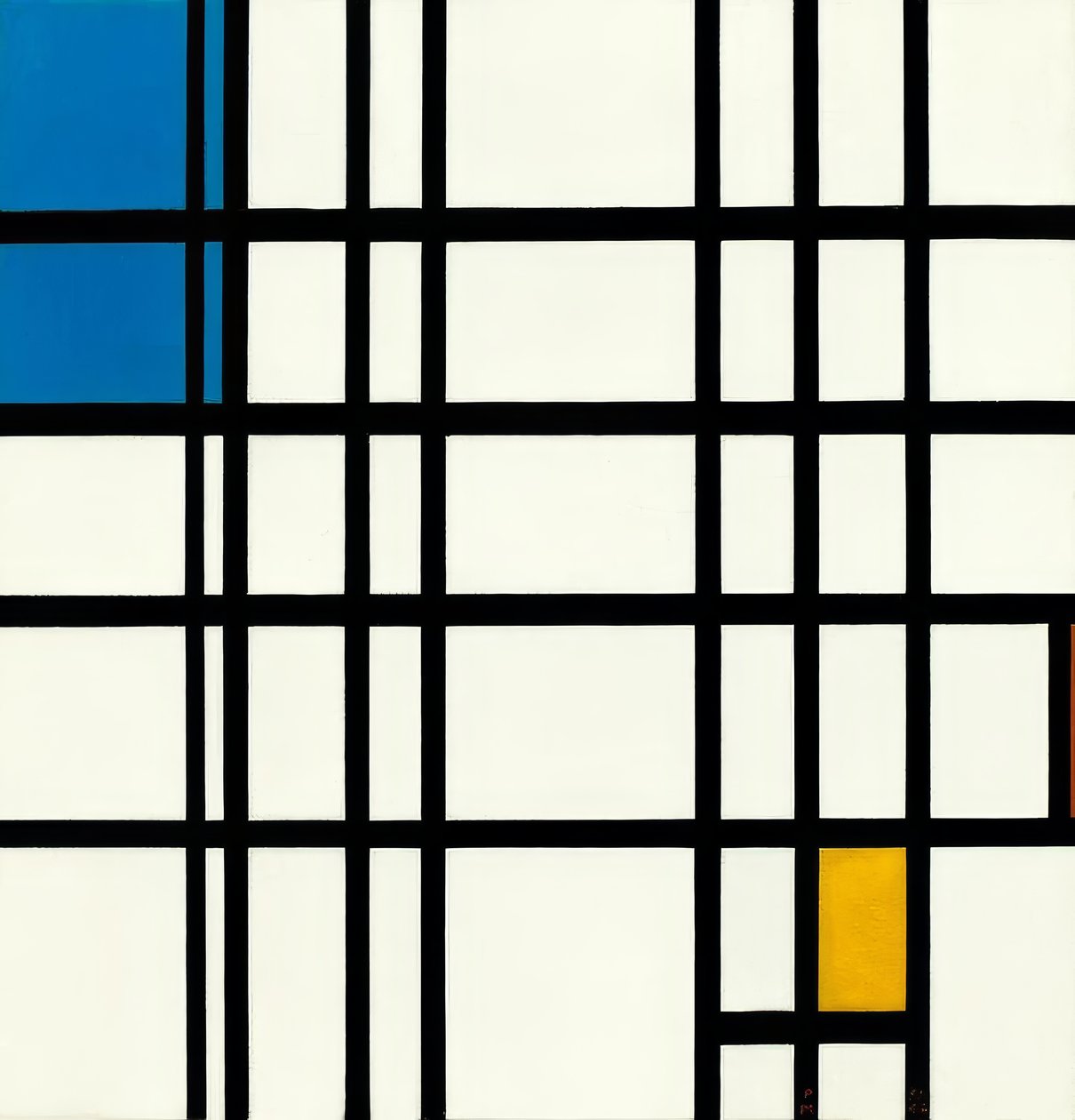 Ritmo de linhas retas de Piet Mondrian