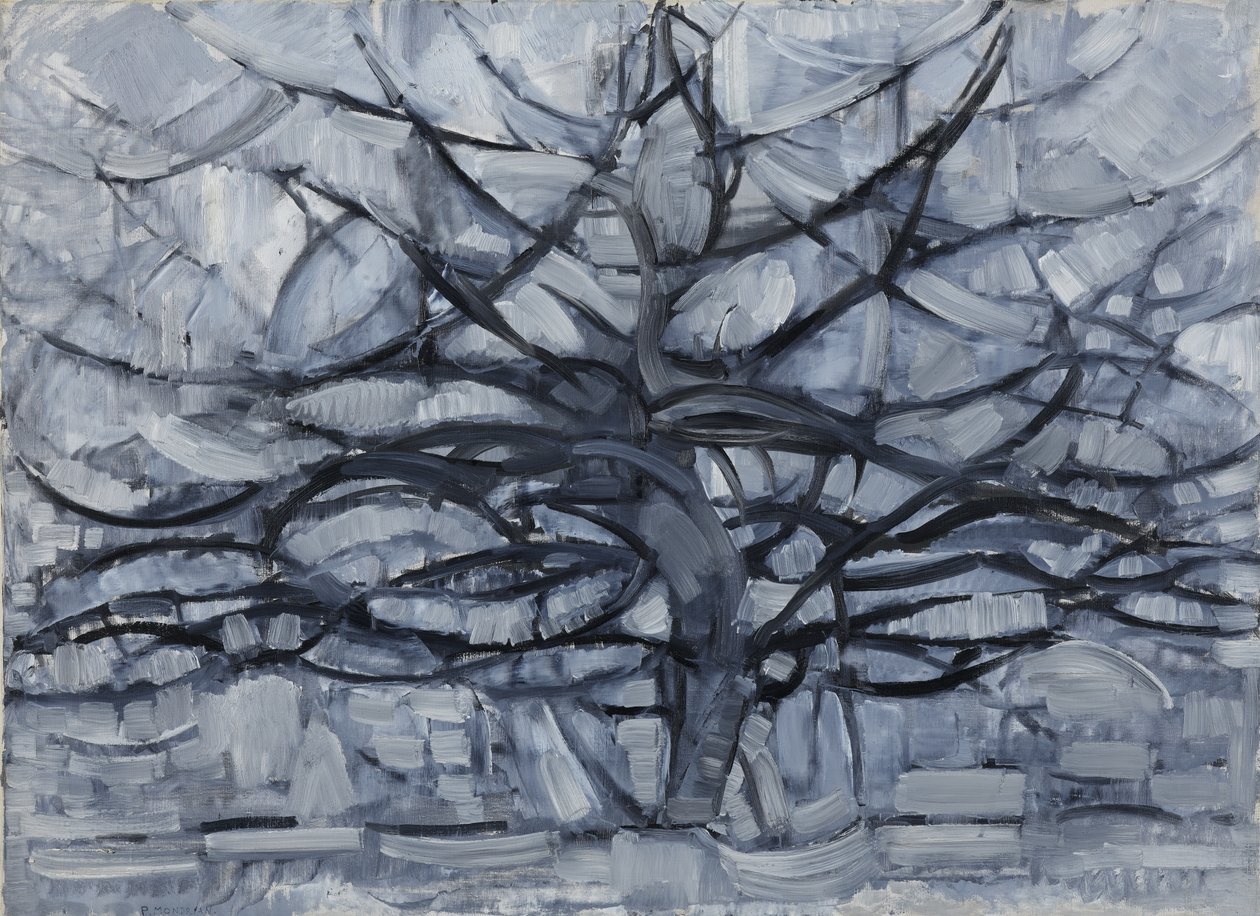 A árvore cinzenta, 1911 de Piet Mondrian