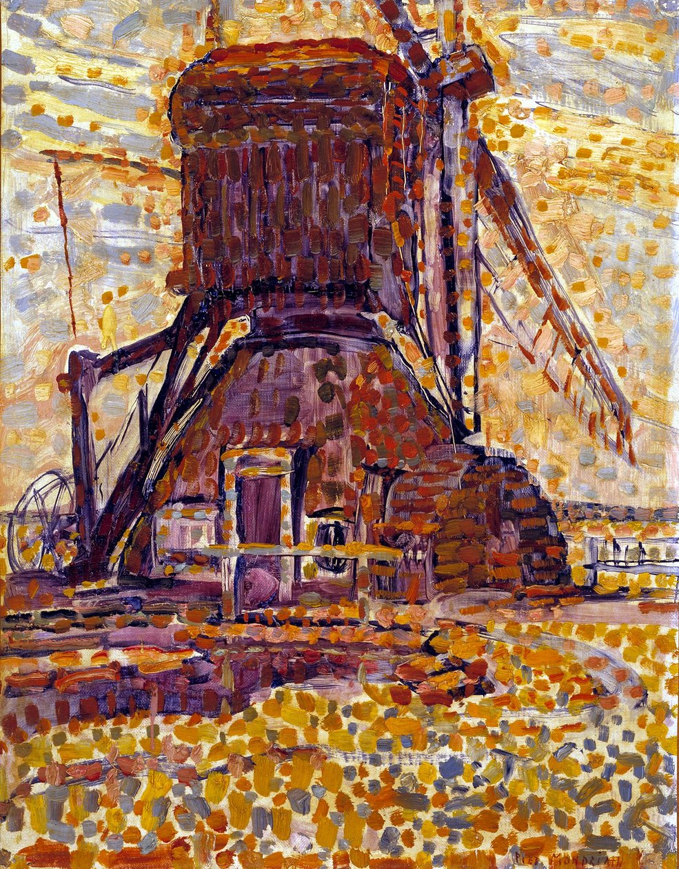 The Winkel Mill de Piet Mondrian