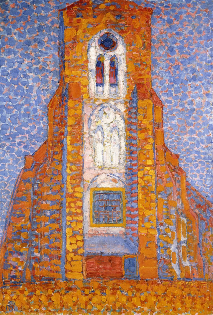 Igreja de Eglise de Zoutelande de Piet Mondrian