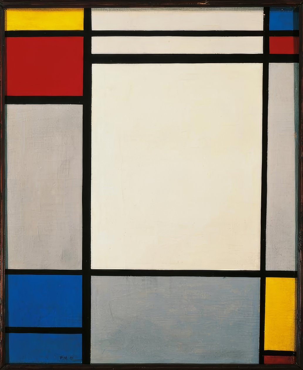 Composição de Piet Mondrian