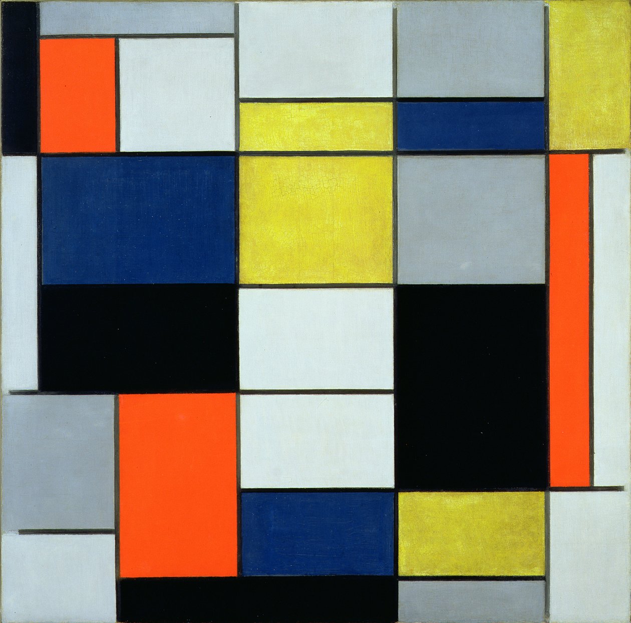 Composição A de Piet Mondrian