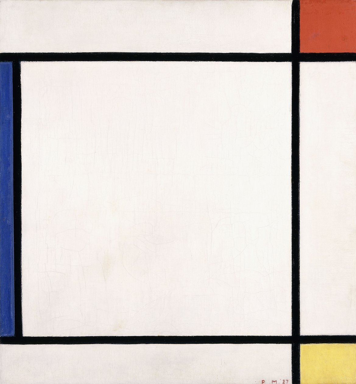 Composição III com Vermelho, Amarelo e Azul de Piet Mondrian