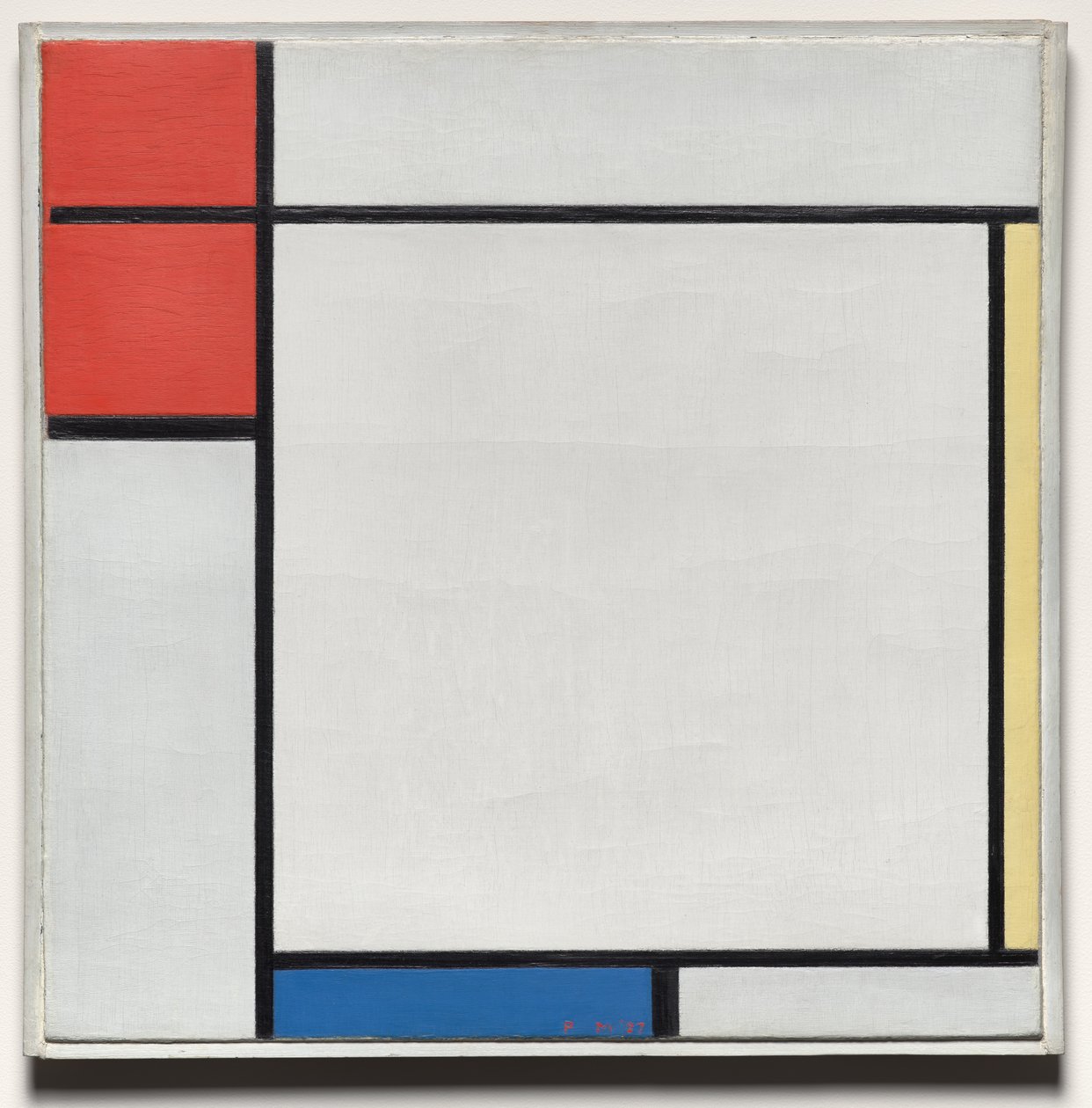 Composição com vermelho, amarelo e azul de Piet Mondrian