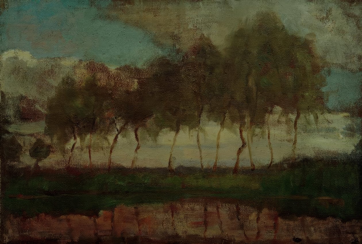 The Gein: Árvores na água de Piet Mondrian