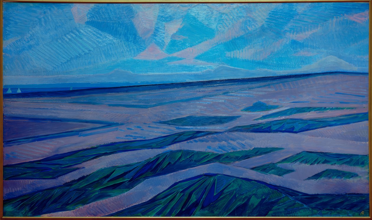 Paisagem de dunas de Piet Mondrian