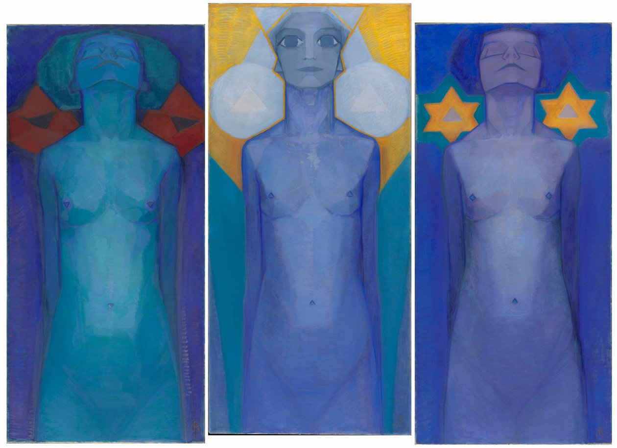 Evolução, 1911. de Piet Mondrian