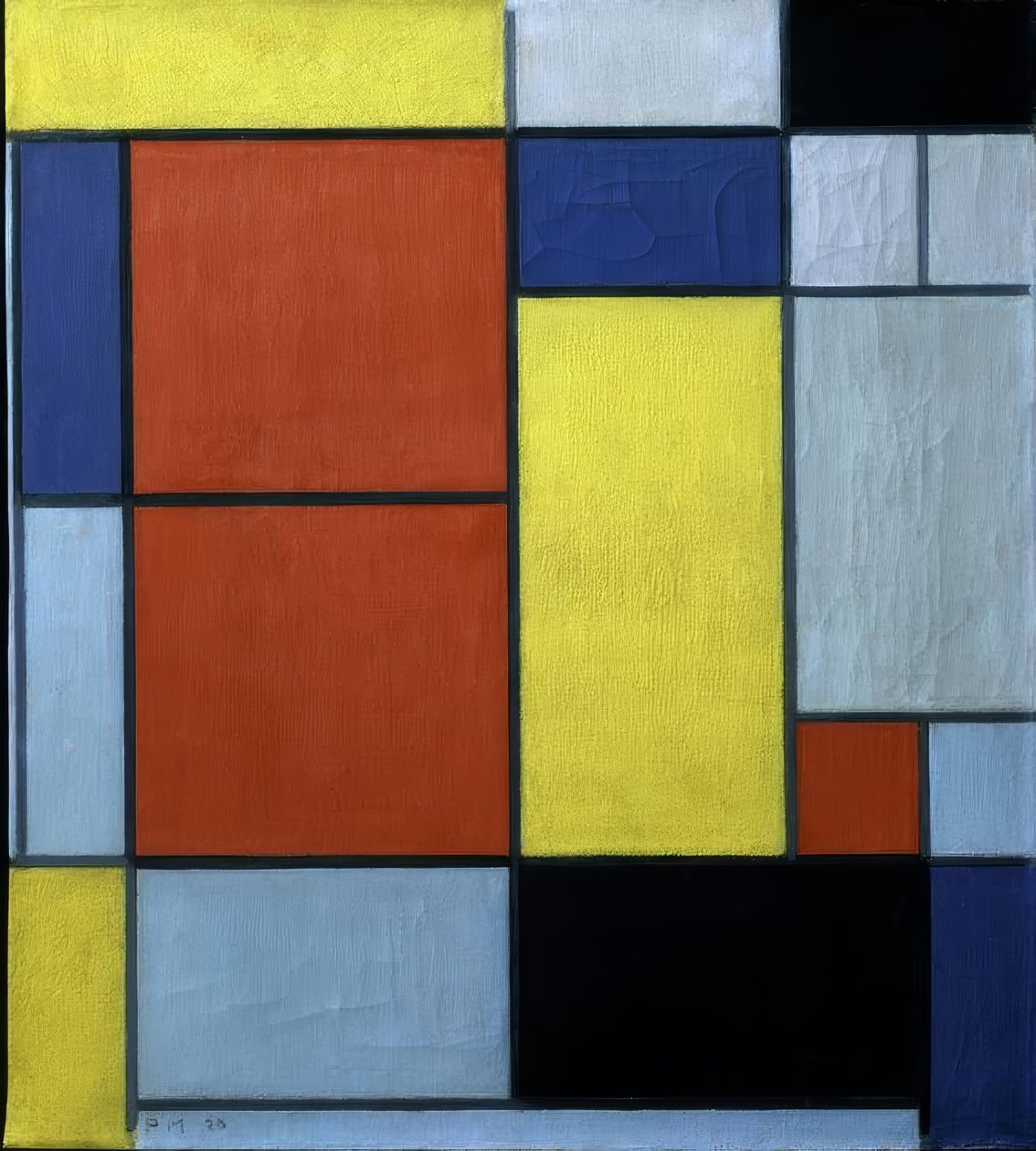Composição II de Piet Mondrian