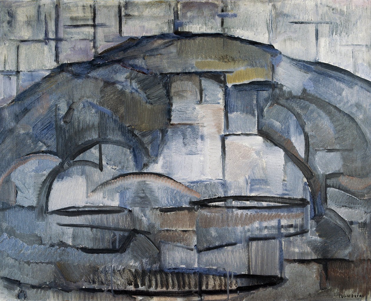 Paisagem de Piet Mondrian