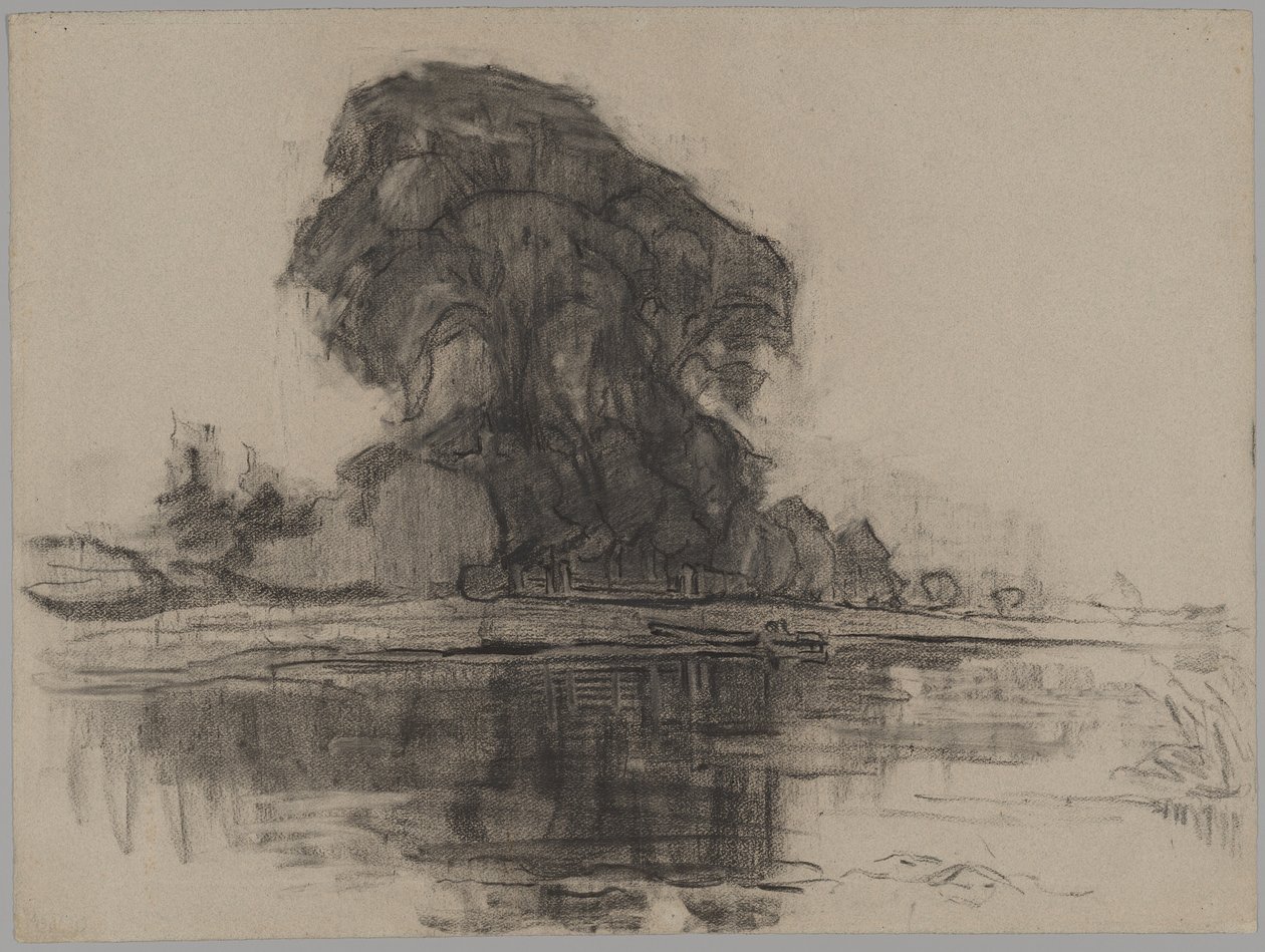 Quinta Landzicht: Estudo de composição de Piet Mondrian