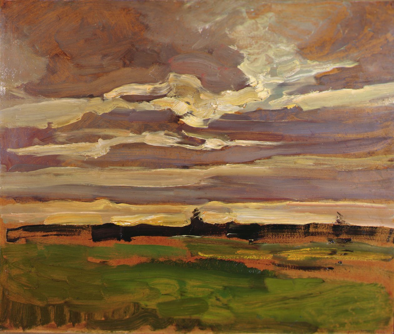 Paisagem lunar de Piet Mondrian