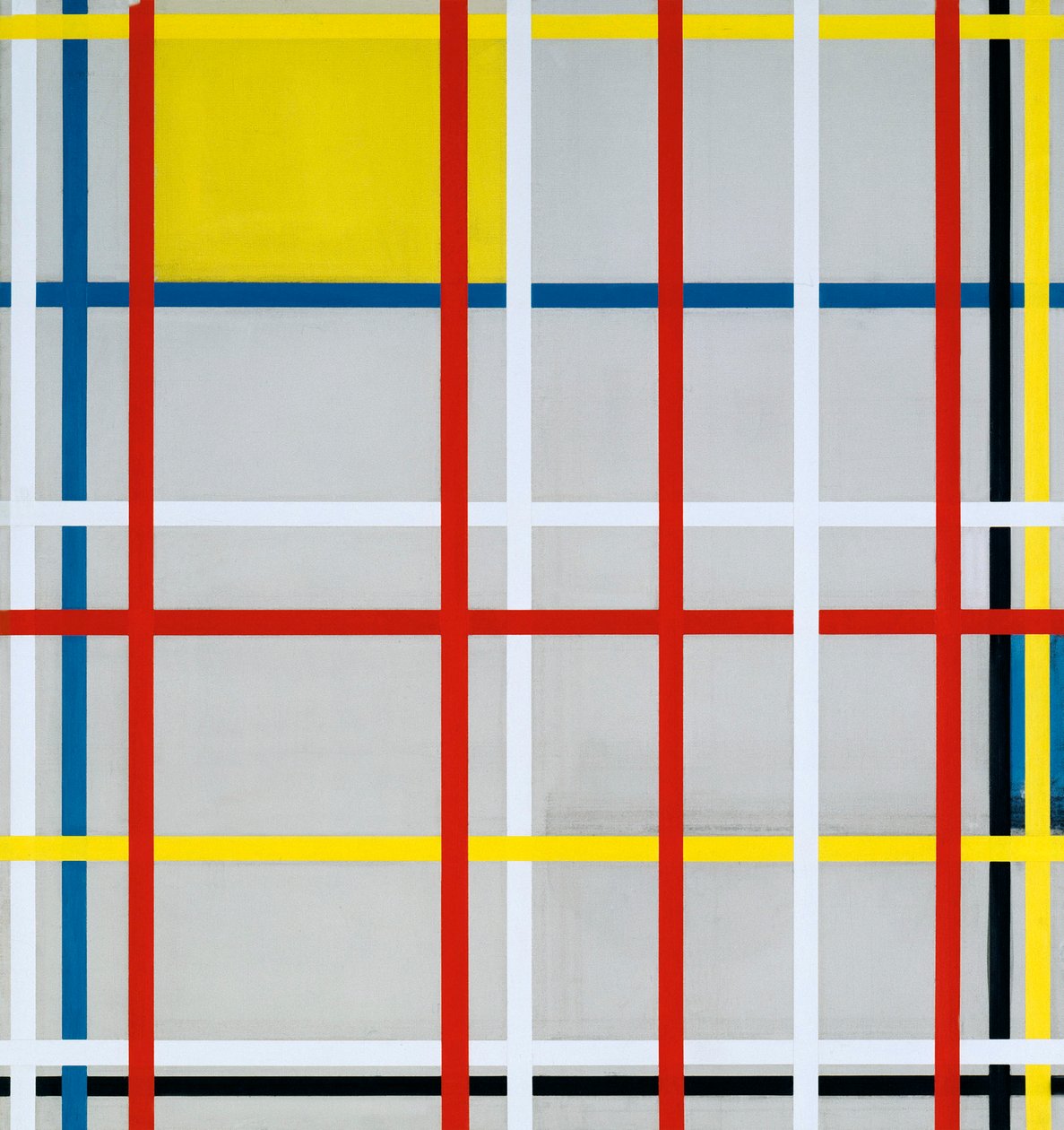 Nova York, 3, 1941 de Piet Mondrian
