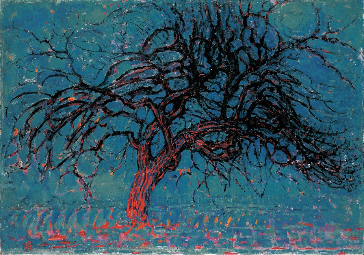 Árvore vermelha de Piet Mondrian