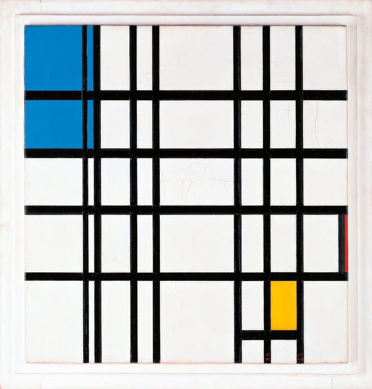 Ritmo das Linhas Pretas de Piet Mondrian