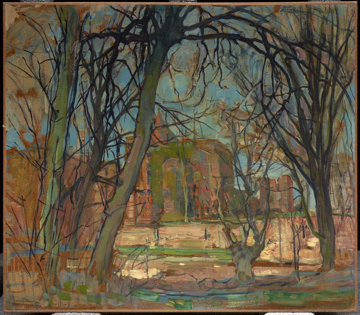 Spring Sun (Spring Sun): Ruína do Castelo: Brederode de Piet Mondrian