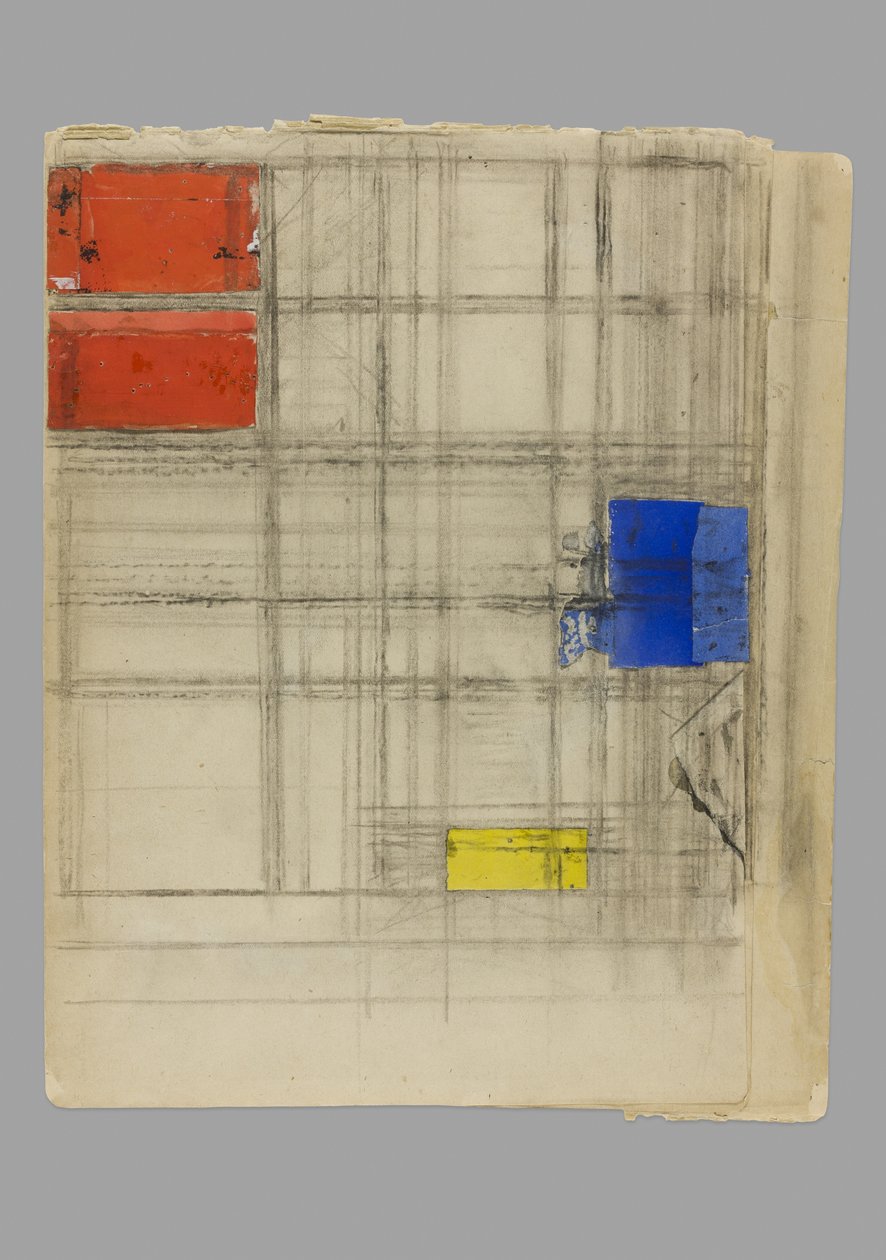 Estudo para uma composição de Piet Mondrian