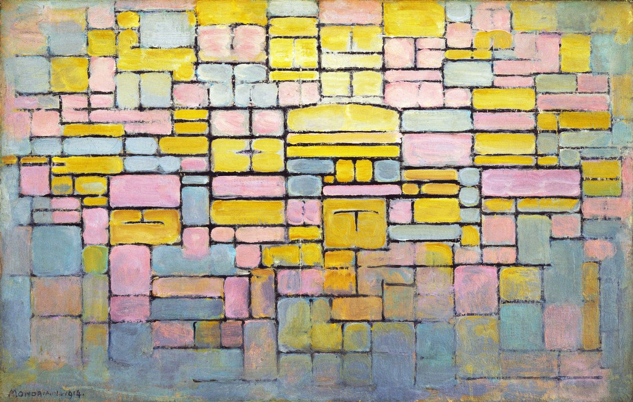 Tabela no. 2 - Composição no. V de Piet Mondrian