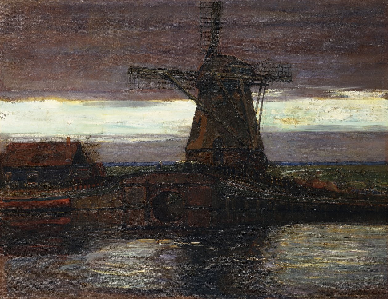 O moinho; O moinho de Piet Mondrian