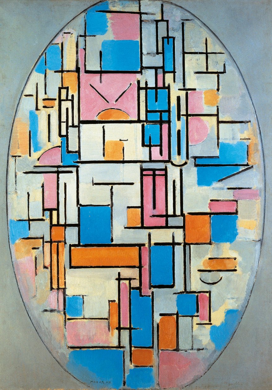 EUA, Nova Iorque, Composição Oval de Piet Mondrian