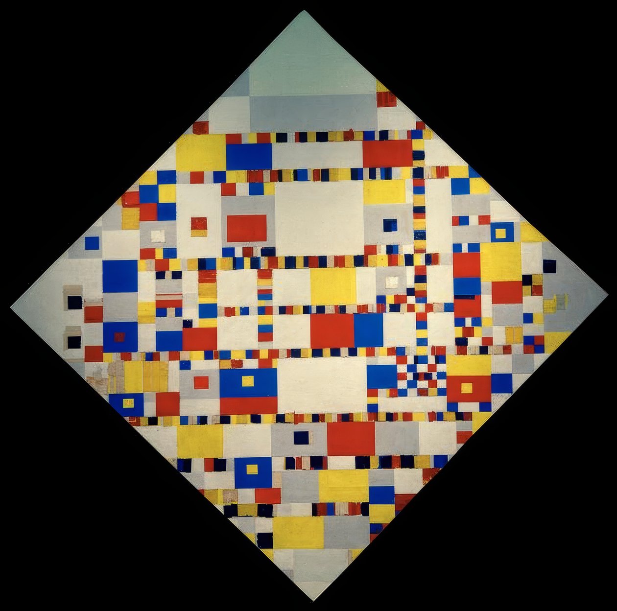 Victory Boogie Woogie de Piet Mondrian