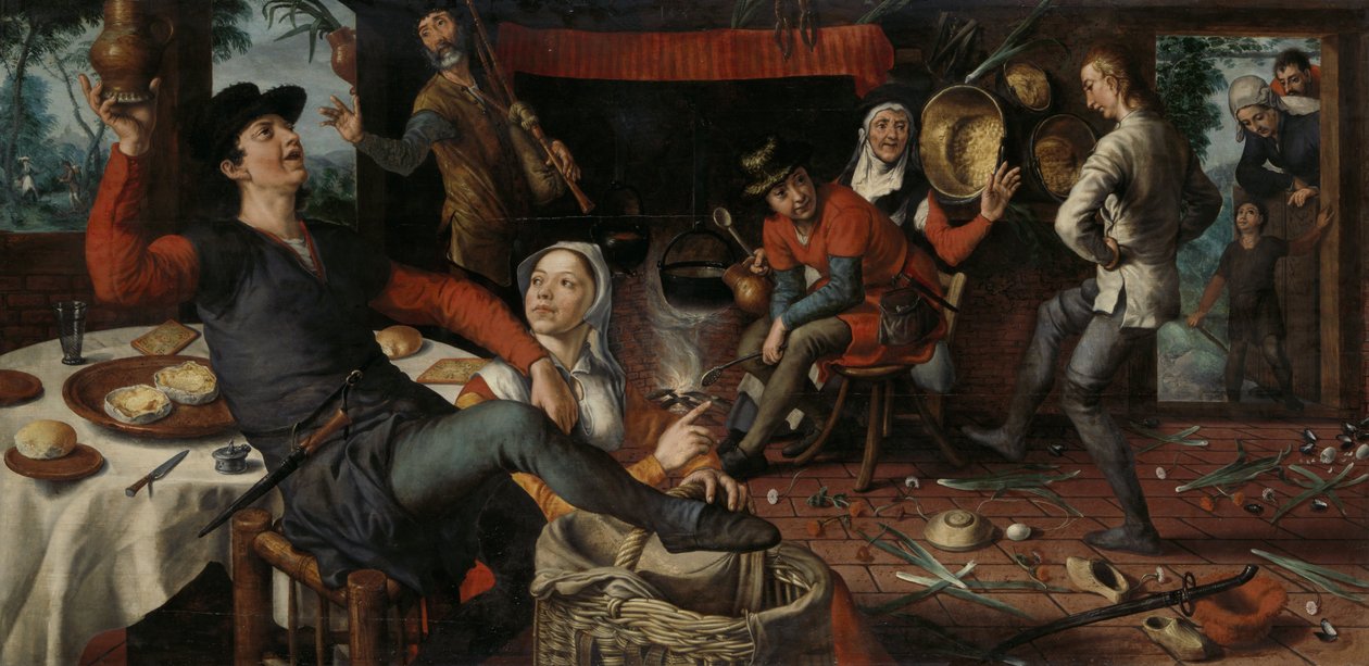 A dança do ovo de Pieter Aertsen