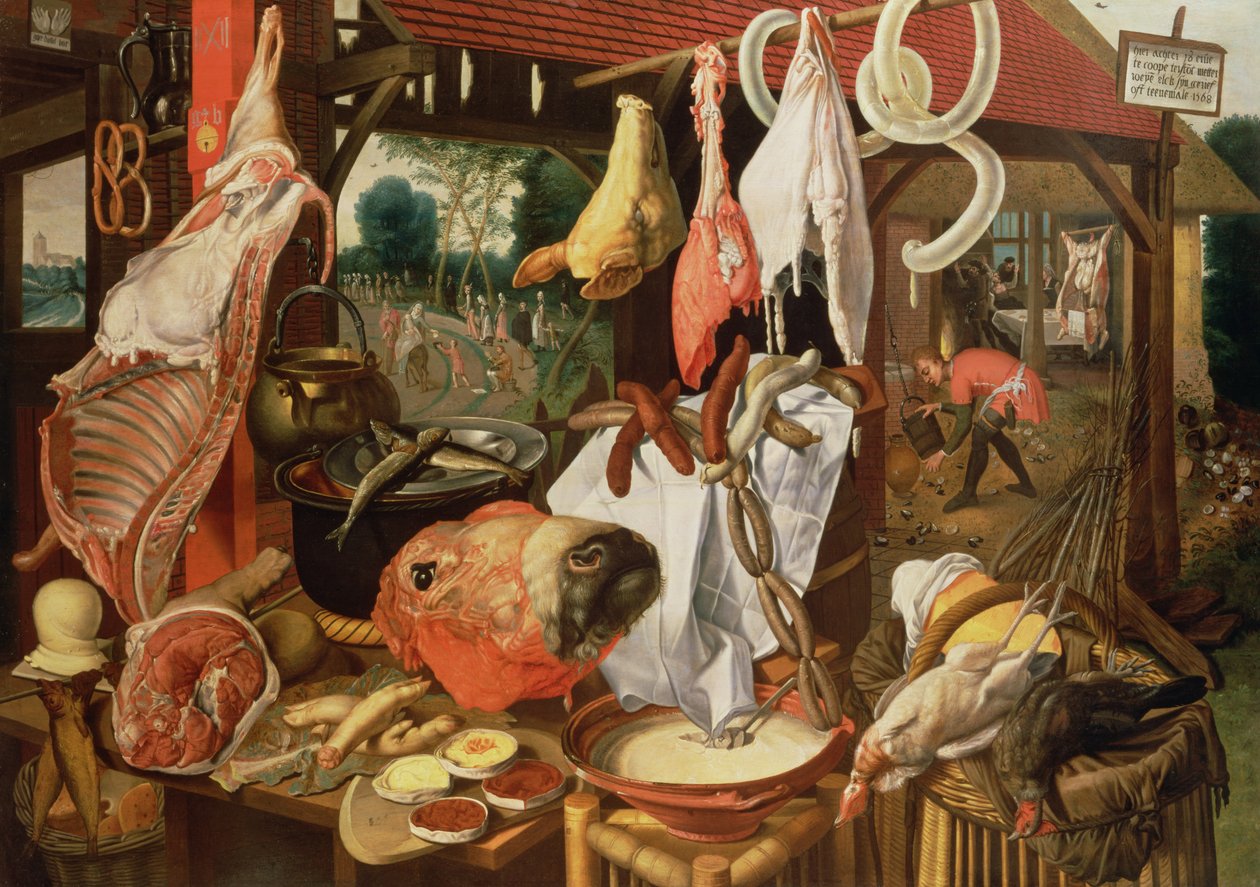 The Meat Stall, 1568 de Pieter Aertsen