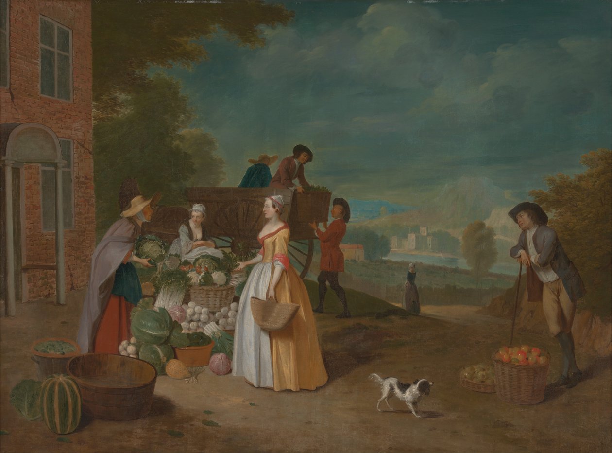 O vendedor de vegetais de Pieter Angillis