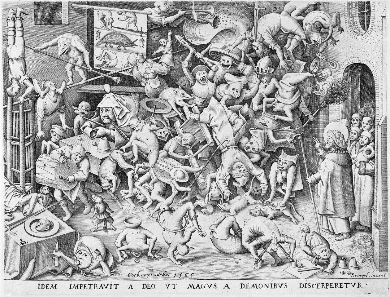 Queda do Mago de Pieter Bruegel the Elder