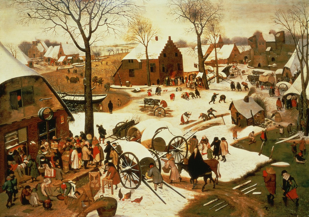 Censo em Belém, c.1566 de Pieter Bruegel the Elder