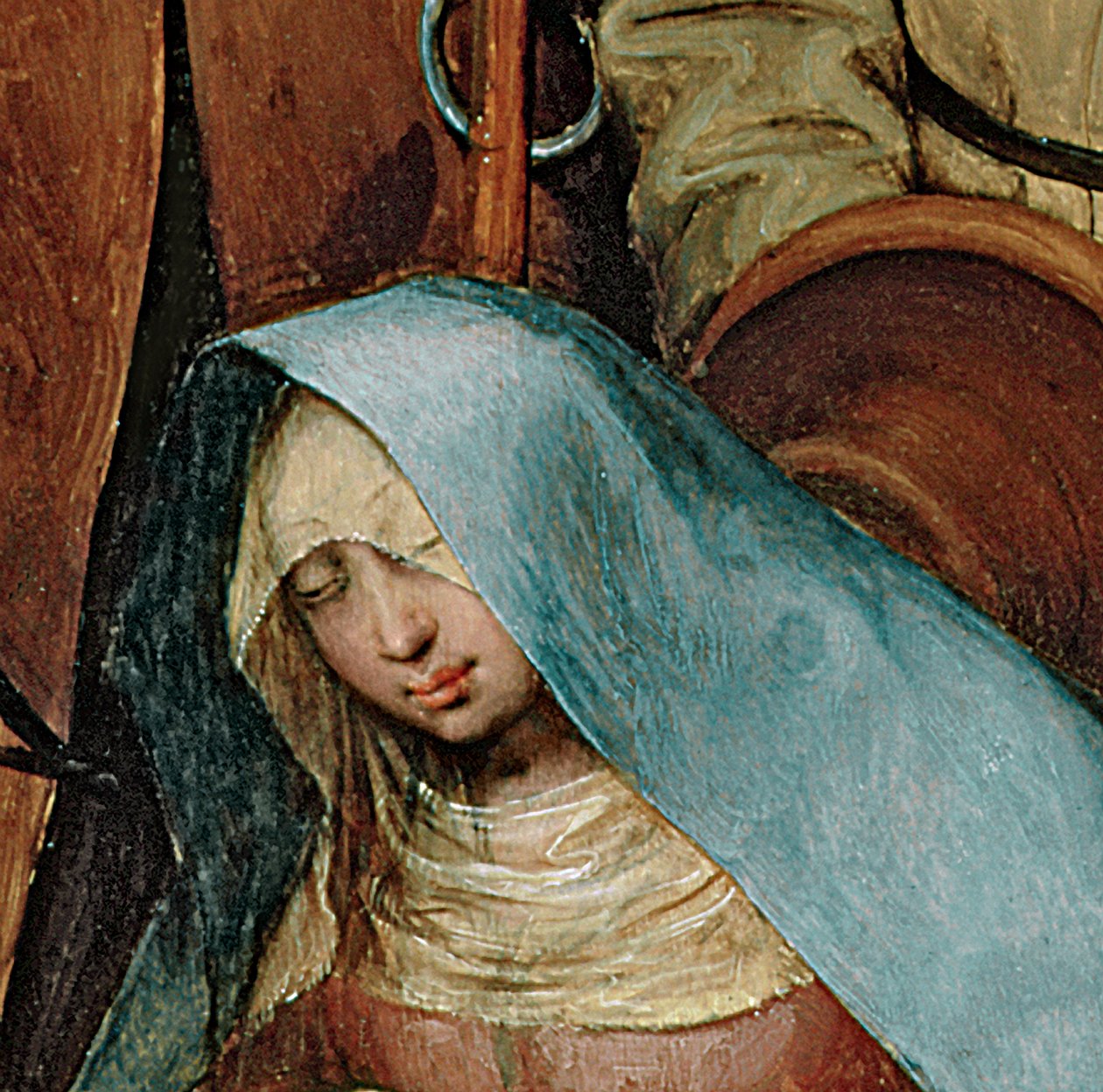 A Adoração dos Reis, 1564 (detalhe de 3153) de Pieter Bruegel the Elder