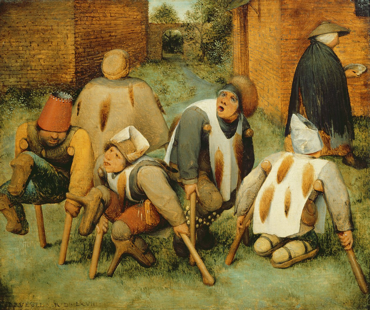 Os mendigos, 1568 de Pieter Bruegel the Elder