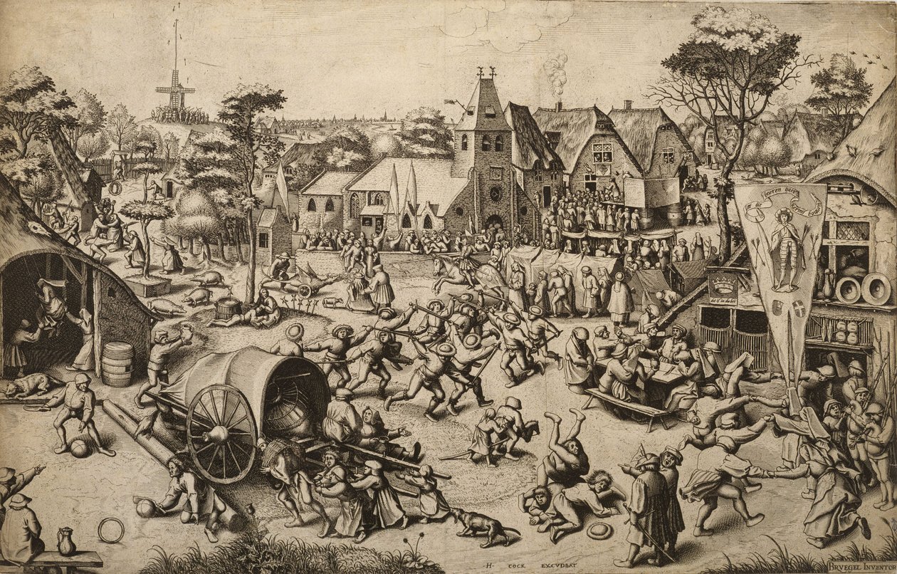 A feira do dia de Saint Georges de Pieter Bruegel the Elder