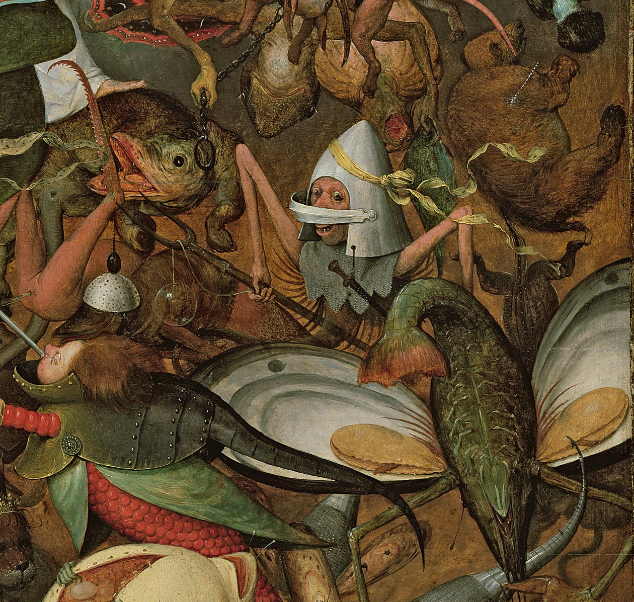 A queda dos anjos rebeldes, 1562 (detalhe de 74037) de Pieter Bruegel the Elder