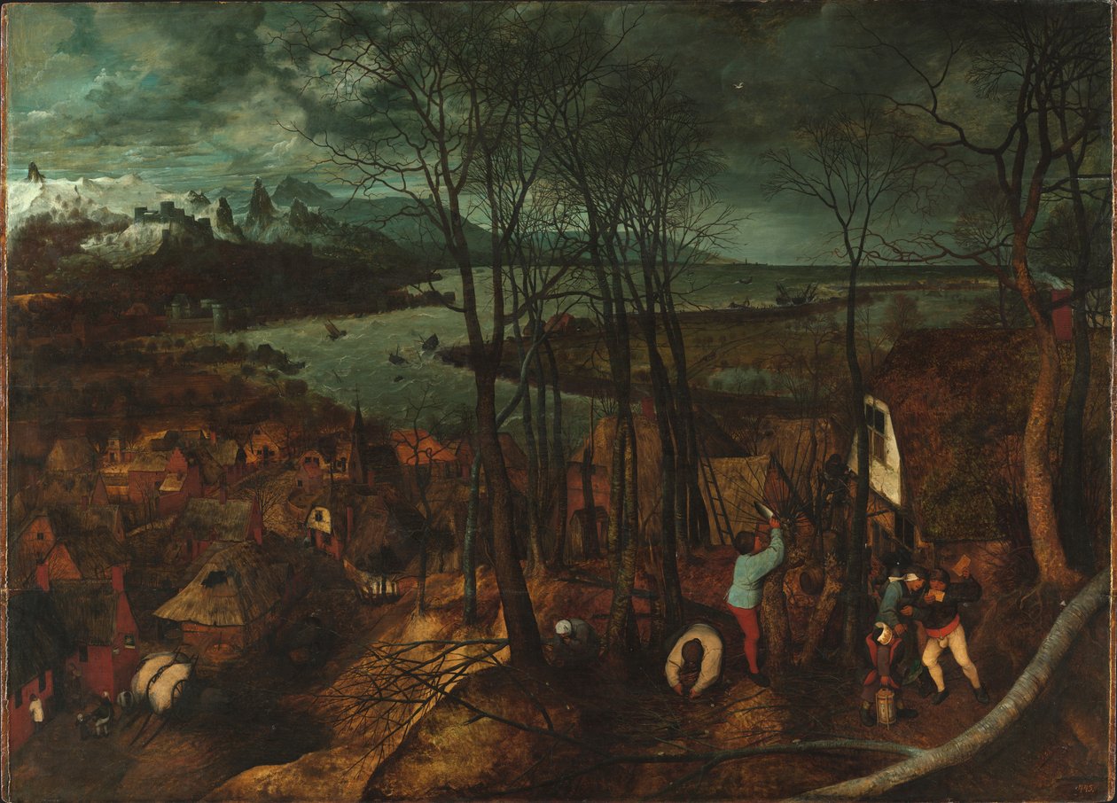 O dia sombrio de Pieter Bruegel the Elder