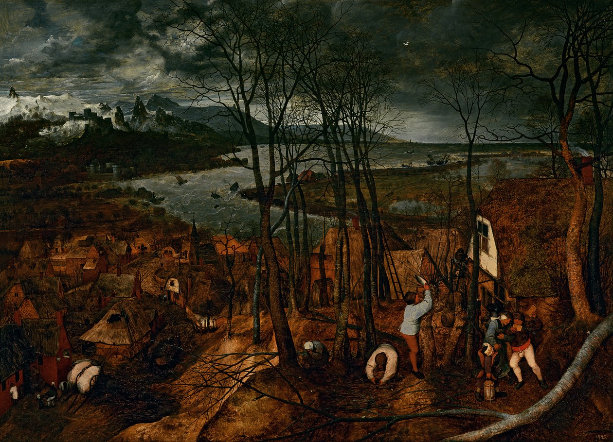 O Dia Sombrio - Primavera de 1559 de Pieter Bruegel the Elder
