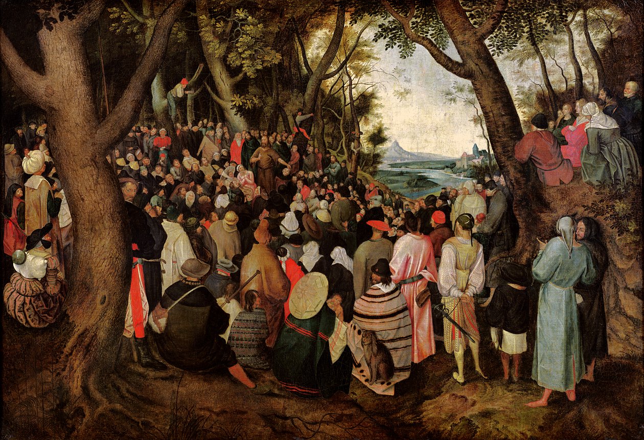 O Sermão de São João Batista de Pieter Bruegel the Elder