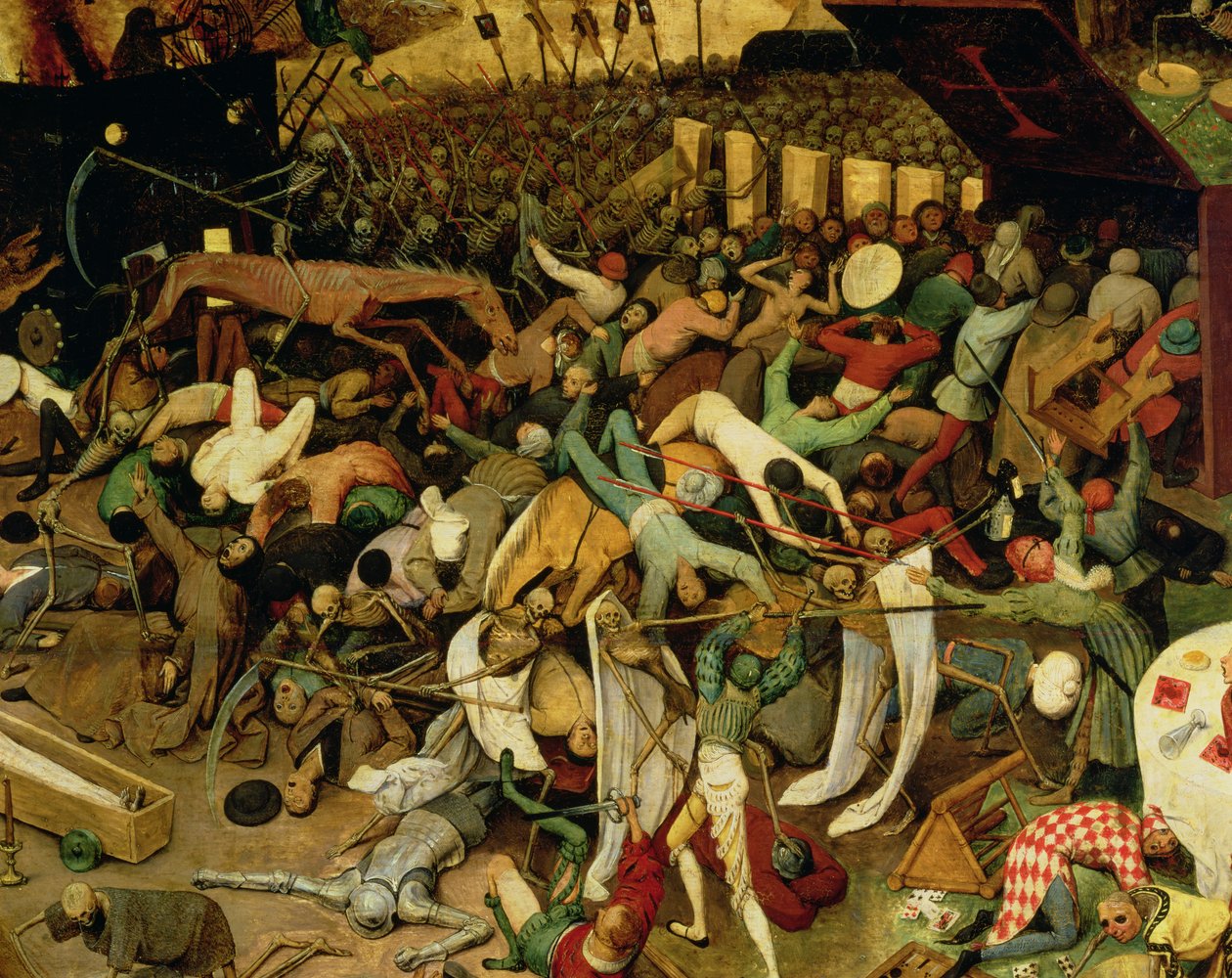 O triunfo da morte, c.1562 (detalhe) de Pieter Bruegel the Elder