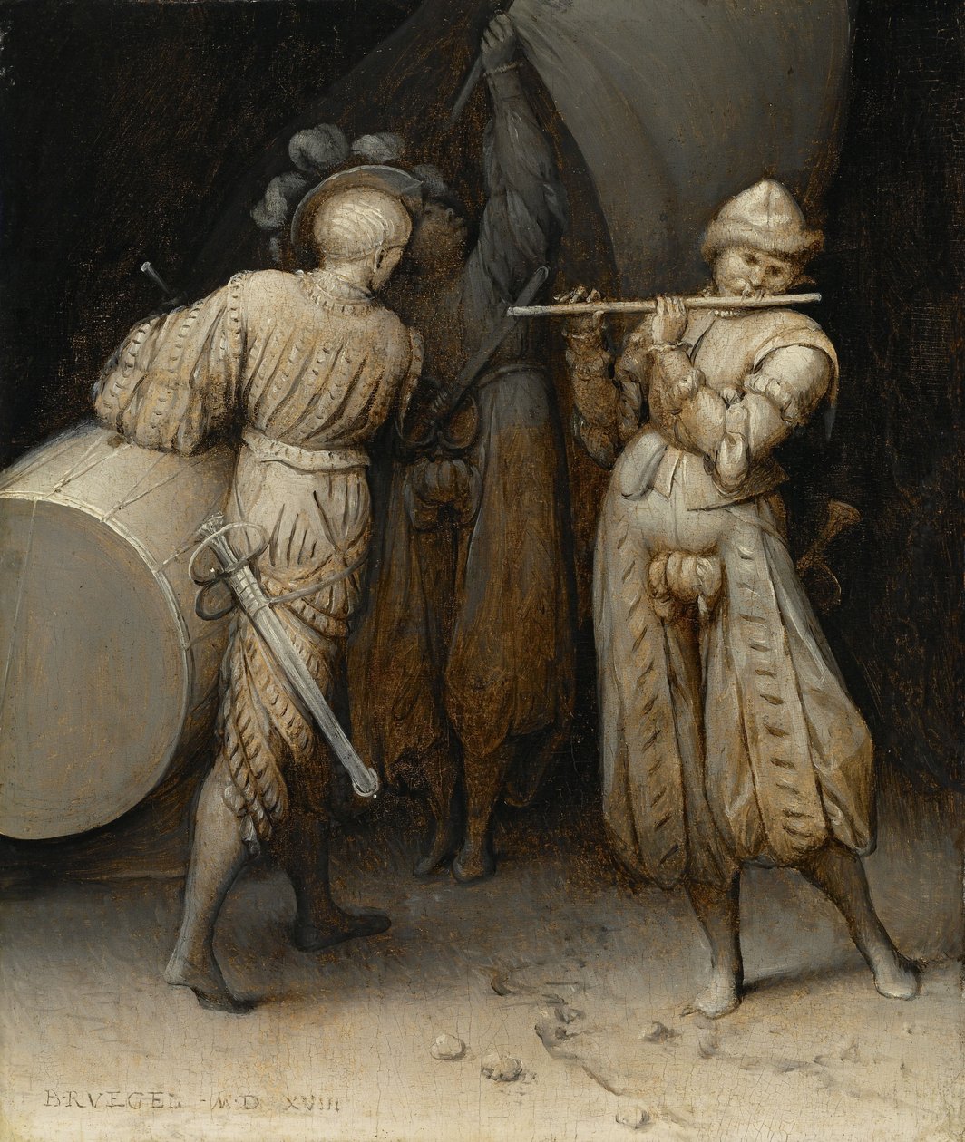Os três soldados de Pieter Bruegel the Elder