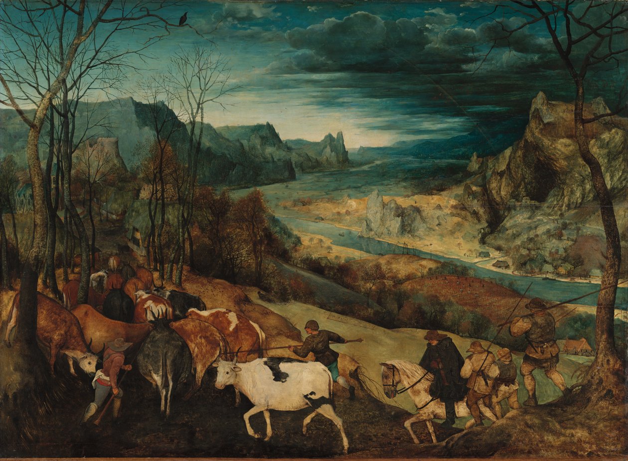 O retorno do rebanho de Pieter Bruegel the Elder