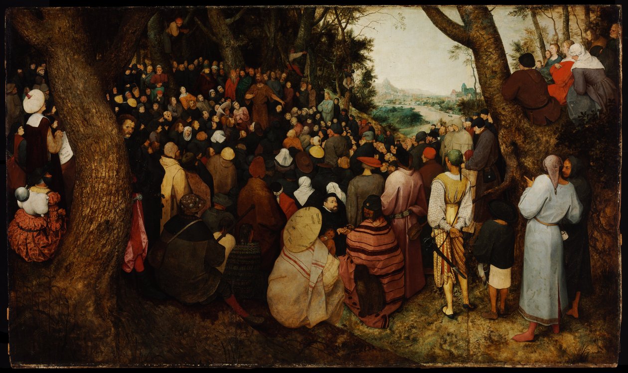 O Sermão de São João Batista de Pieter Bruegel the Elder