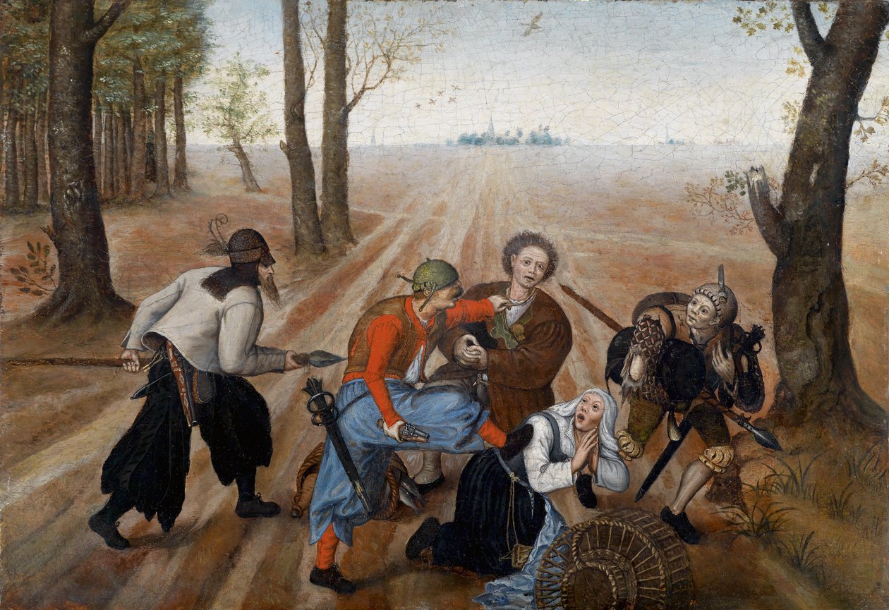 Ataque a um casal agrícola de Pieter Brueghel the Younger