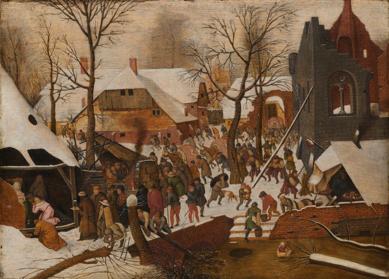 A adoração dos reis de Pieter Brueghel the Younger