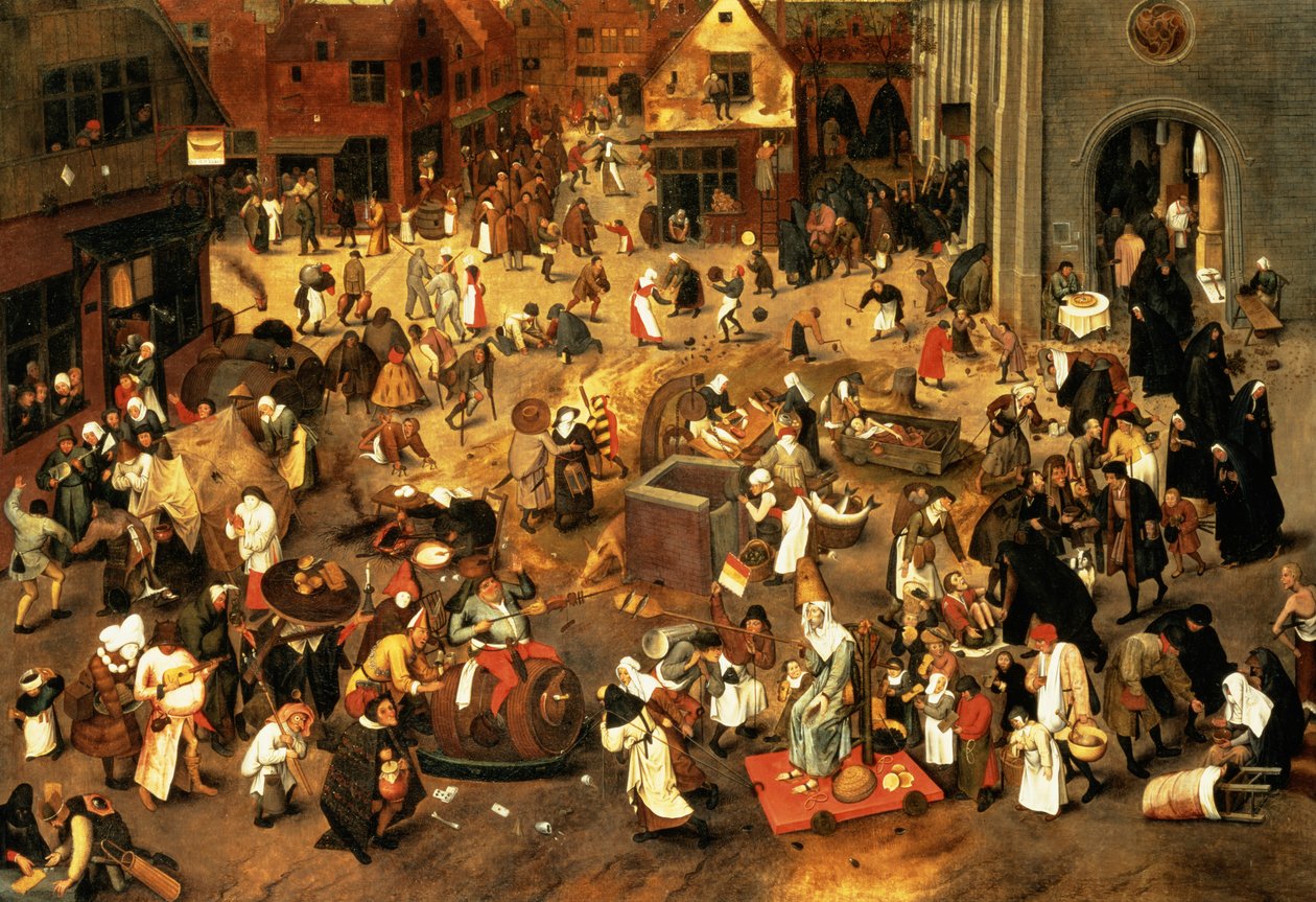 A batalha entre o carnaval e a Quaresma de Pieter Brueghel the Younger