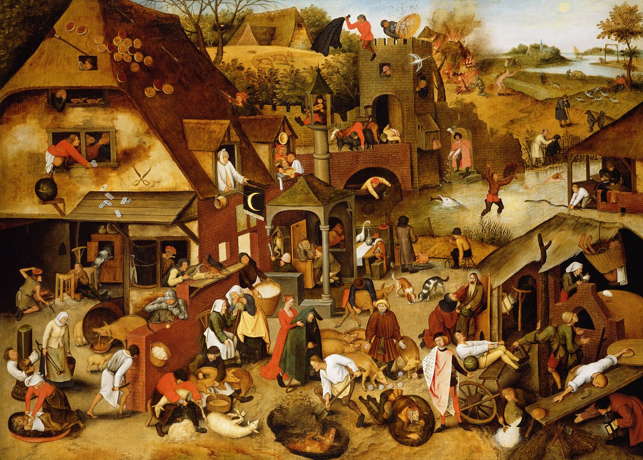 Provérbios Flamengos de Pieter Brueghel the Younger