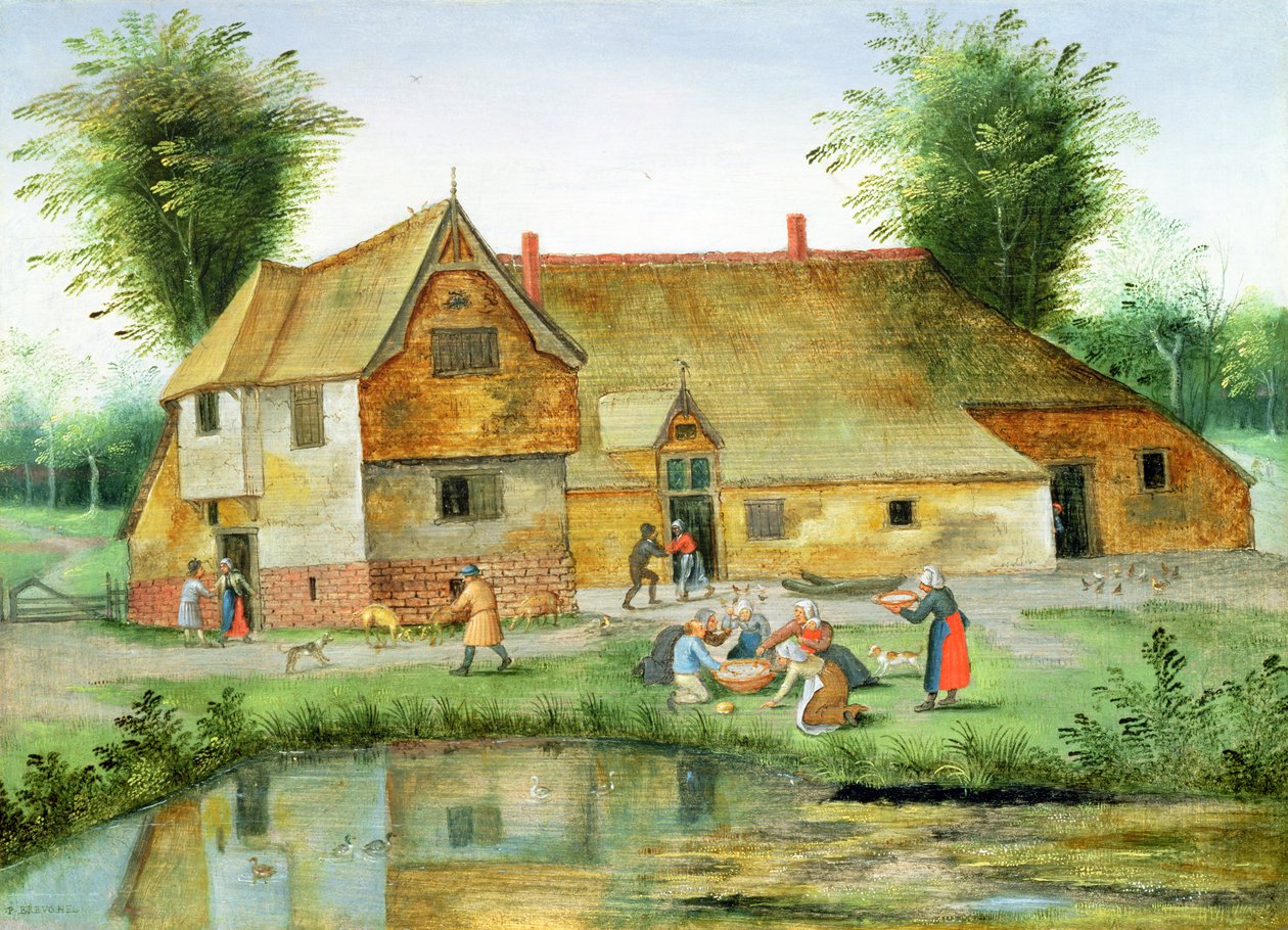 A refeição do camponês de Pieter Brueghel the Younger