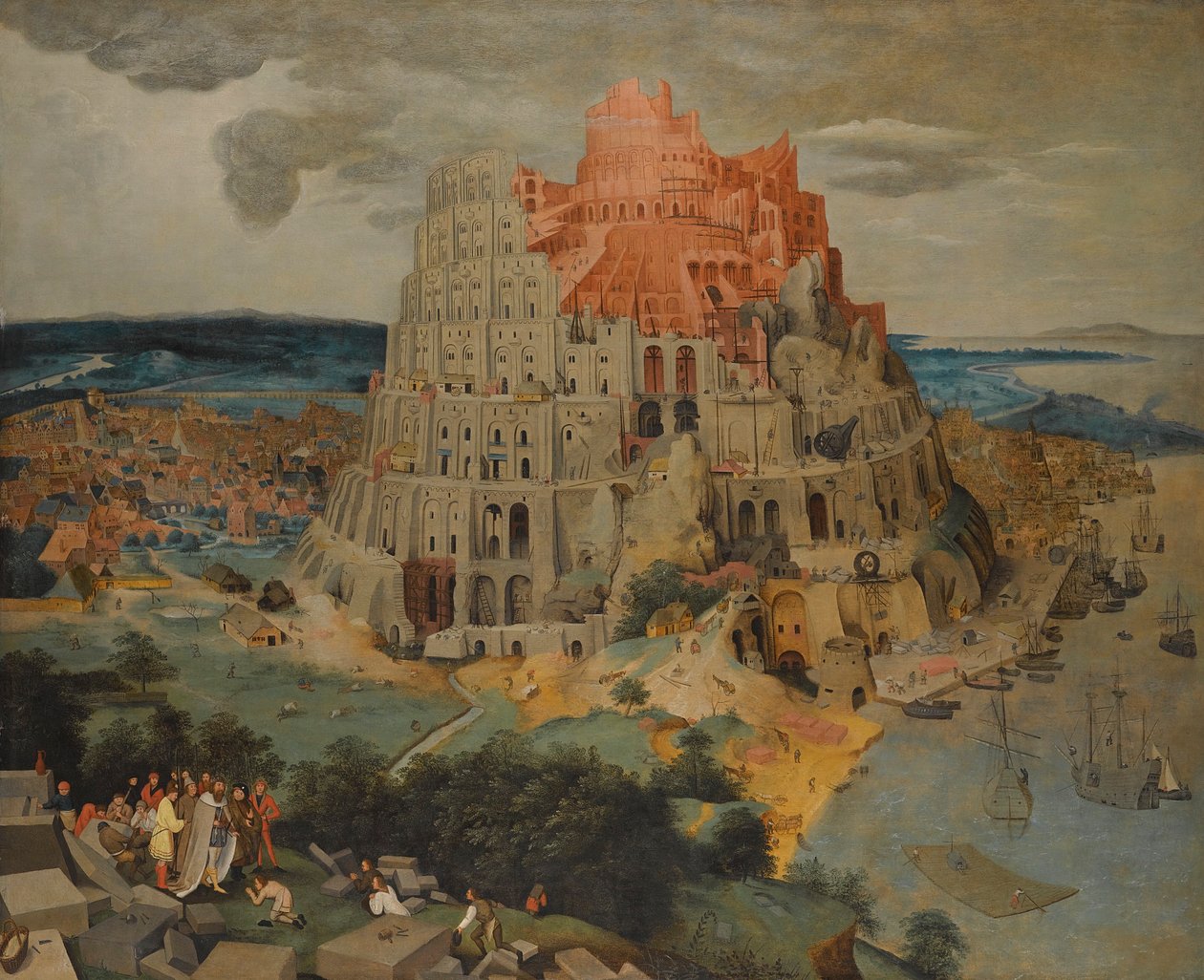 A torre de babel de Pieter Brueghel the Younger