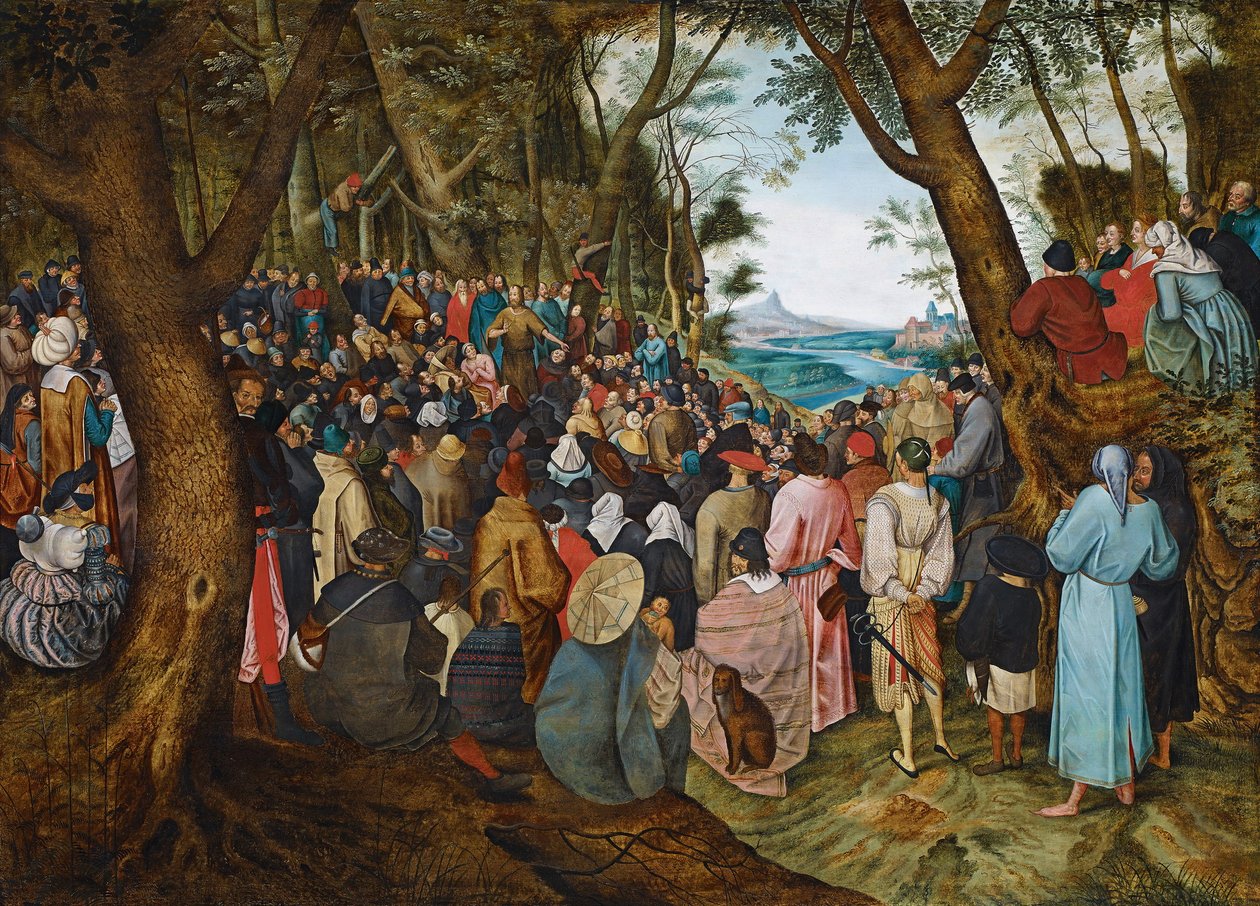 A pregação de São João Batista de Pieter Brueghel the Younger